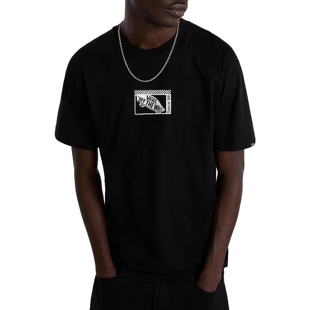 VANS Camisetas Hombre Vans Tech Box Ss Negro