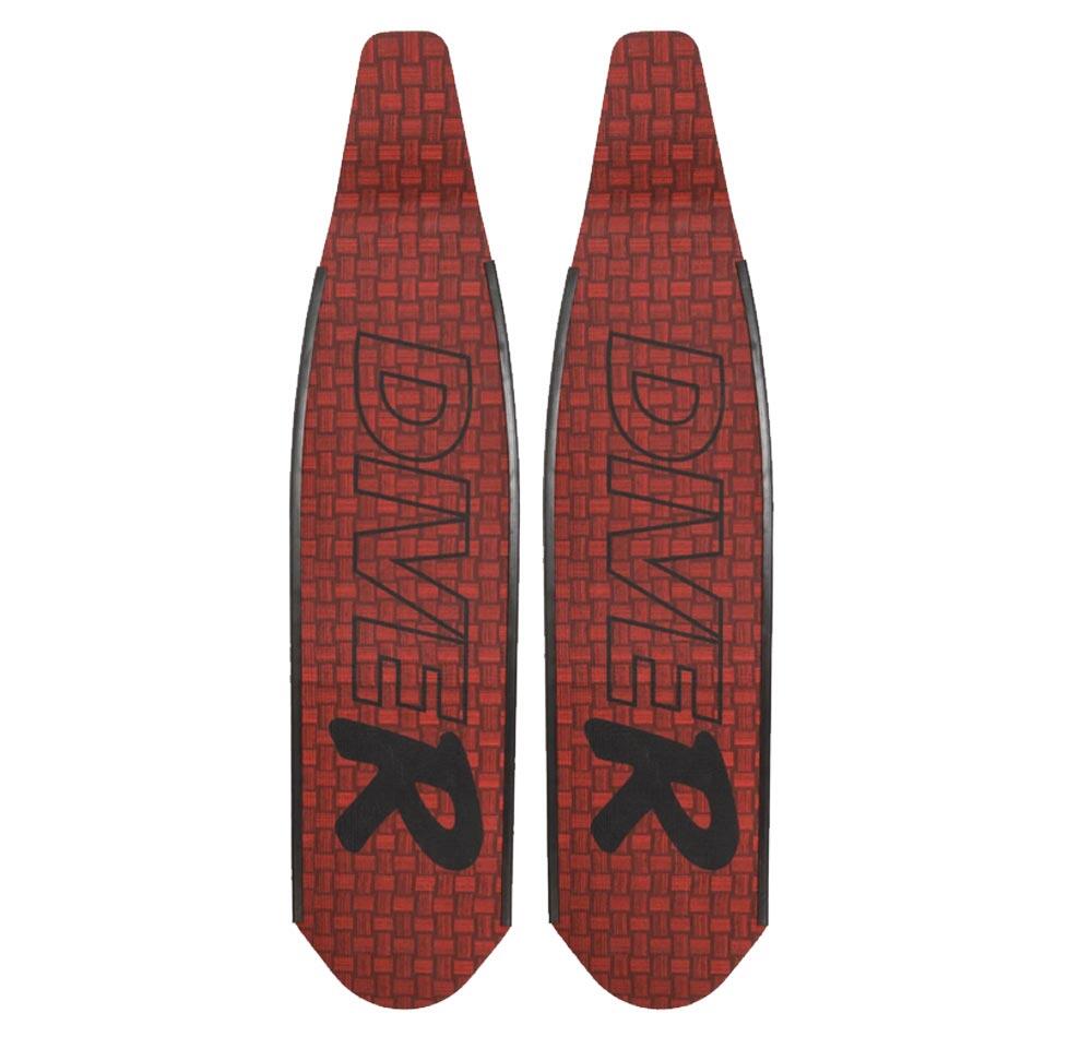 DiveR Innegra Carbon Red Blades / SOFT