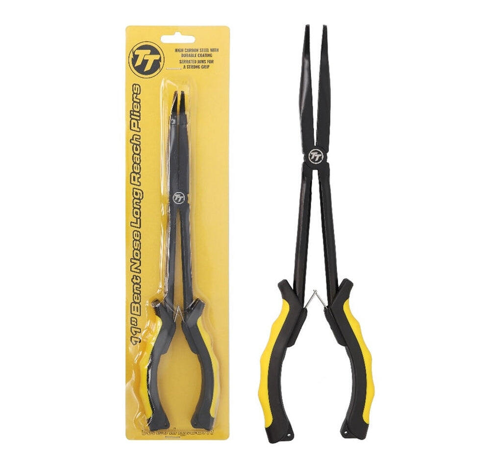 TT 11" Bent Nose Long Reach Pliers