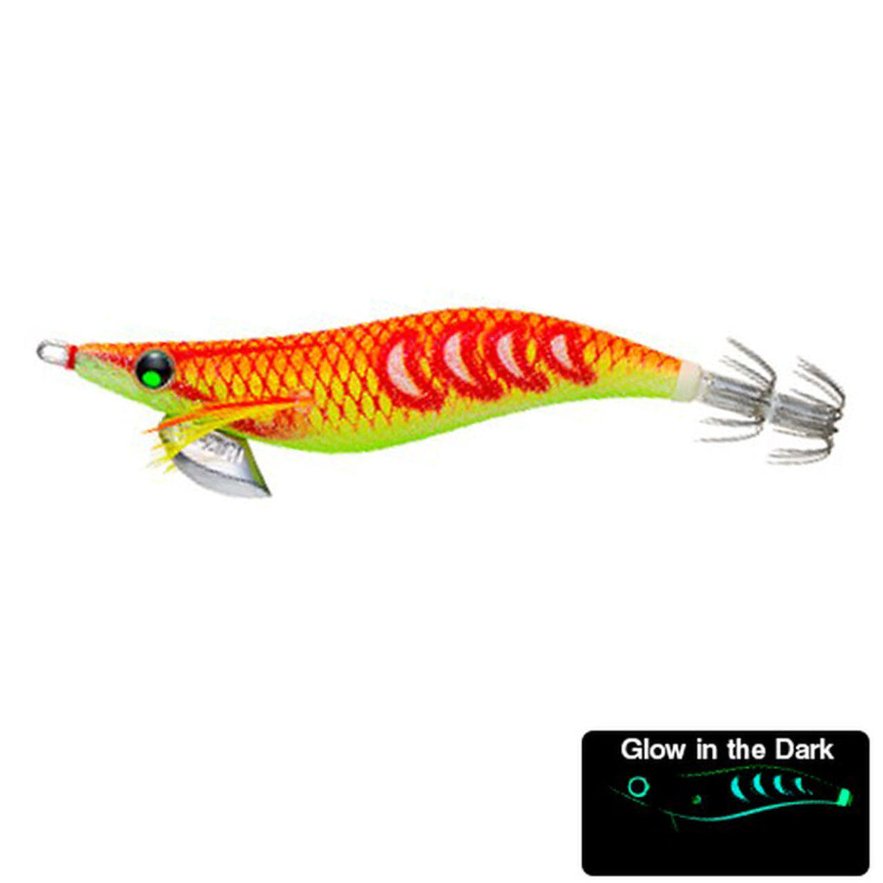 Yo-Zuri Aurie Q Search Double Glow Squid Jigs / 3.0 / DLOC