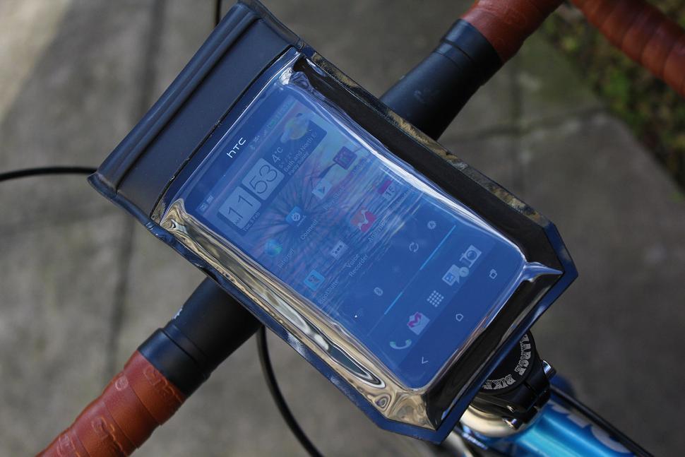 Smartphone Handyhalter Tasche am Fahrradlenker Handyhülle Lenkertasche am Bike 6/6