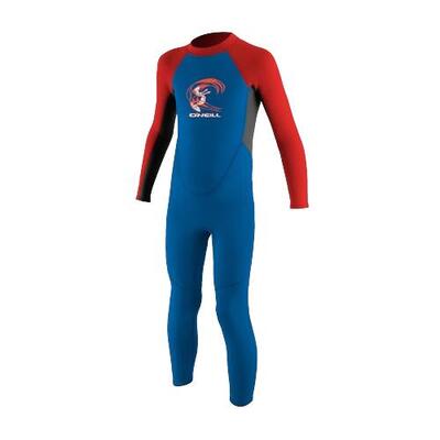 O'Neill Da Bimbo Reactor 2mm Back Zip Muta - Blue / Neon Red