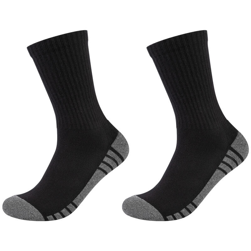 Uniszex zokni, Skechers 2PPK Cushioned Socks, szürke