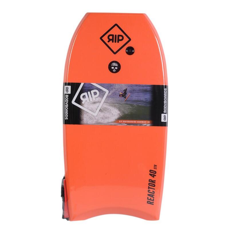 RIP Bodyboard - Reactor Stringer con leash (EPS) - Naranja / Azul