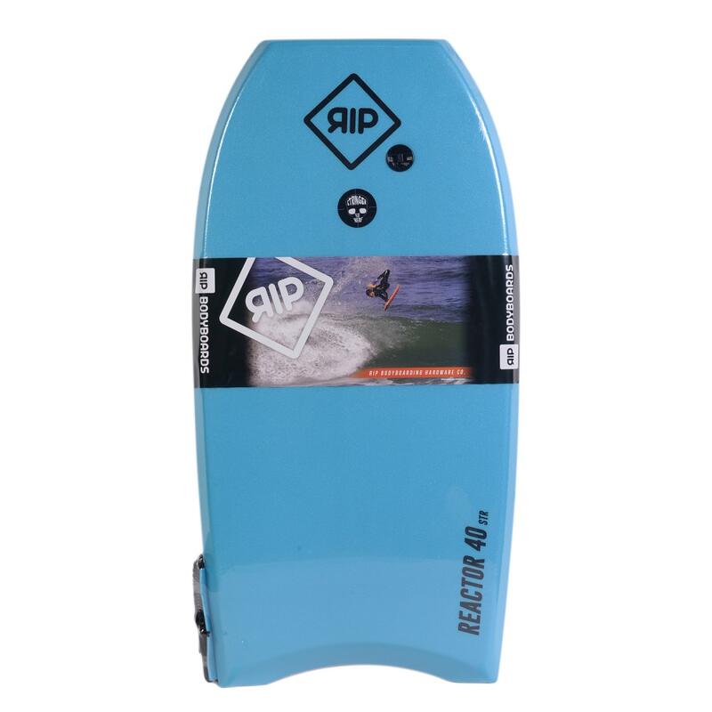 RIP Bodyboard - Reactor Stringer con leash (EPS) - Azul / Naranja