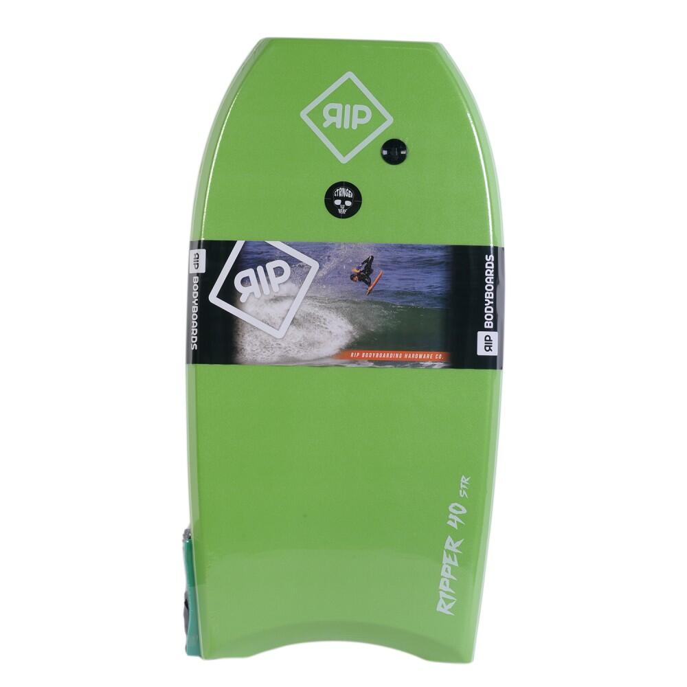 RIP RIP Bodyboard - Ripper Stringer con leash (EPS) - Verde / Blanco