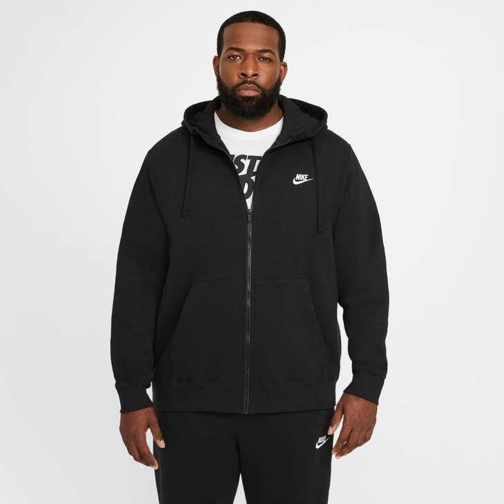Sweatshirt voor heren NSW Club Fleece FZ Hoodie 1/4