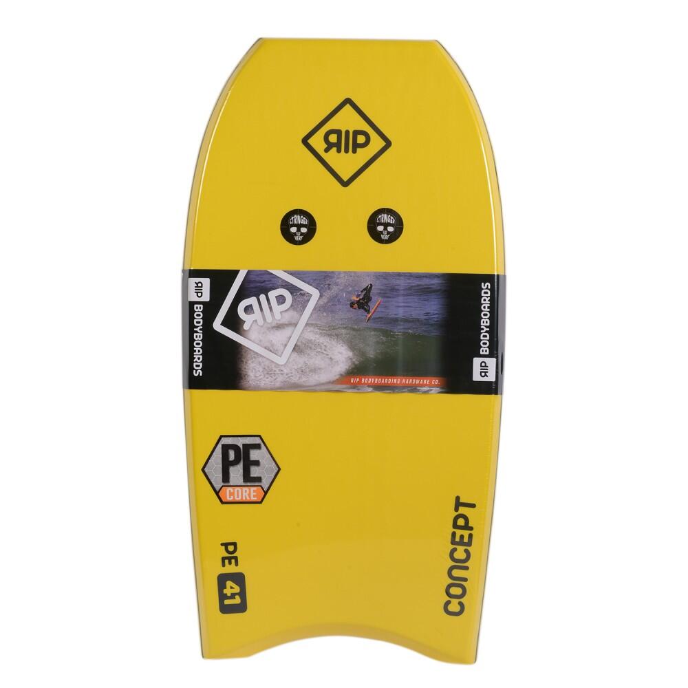 RIP RIP Bodyboard - Stringer Concept (PE) - Amarillo / Blanco
