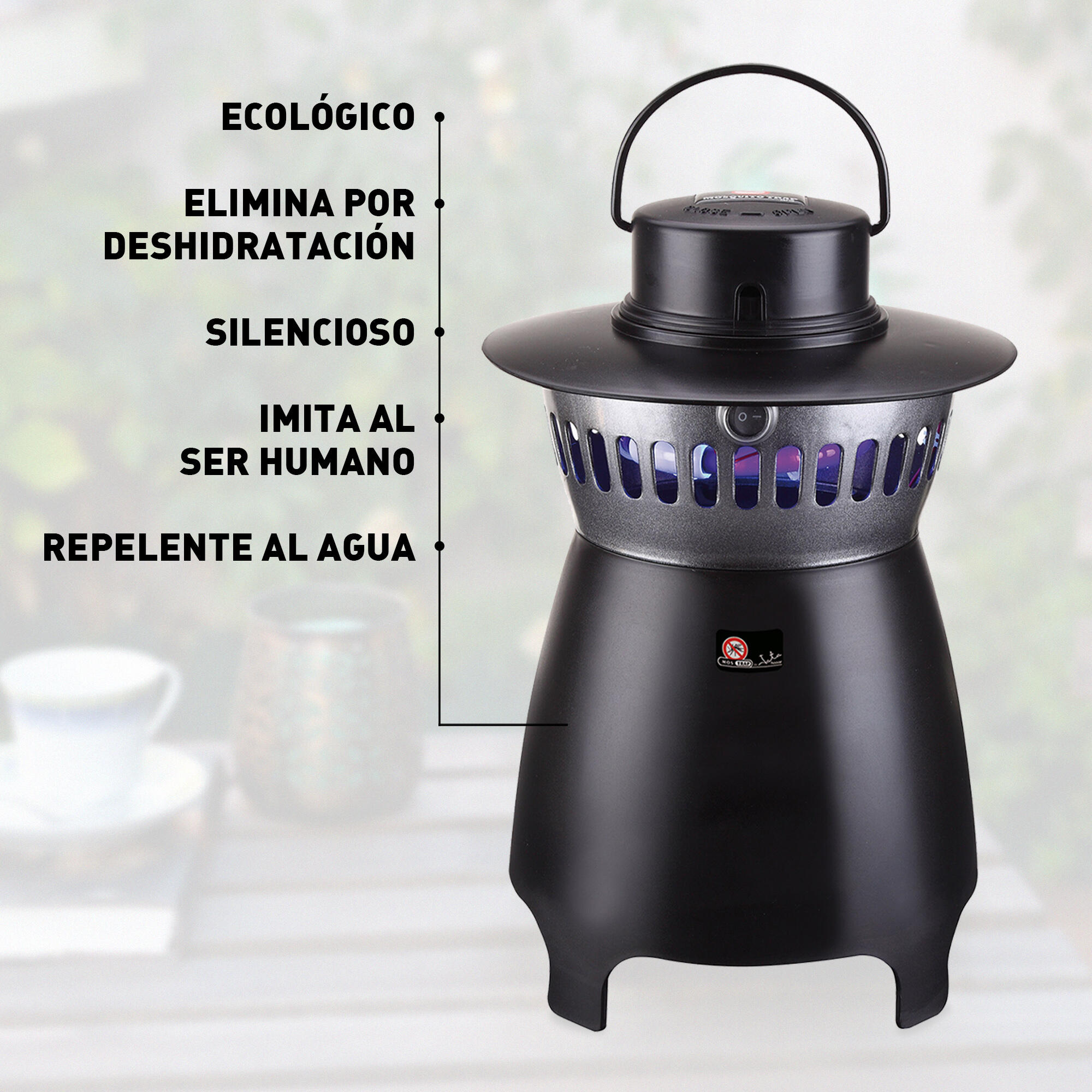 Antimosquitos eléctrico Jata MT8 con cartucho atrayente. 7/7