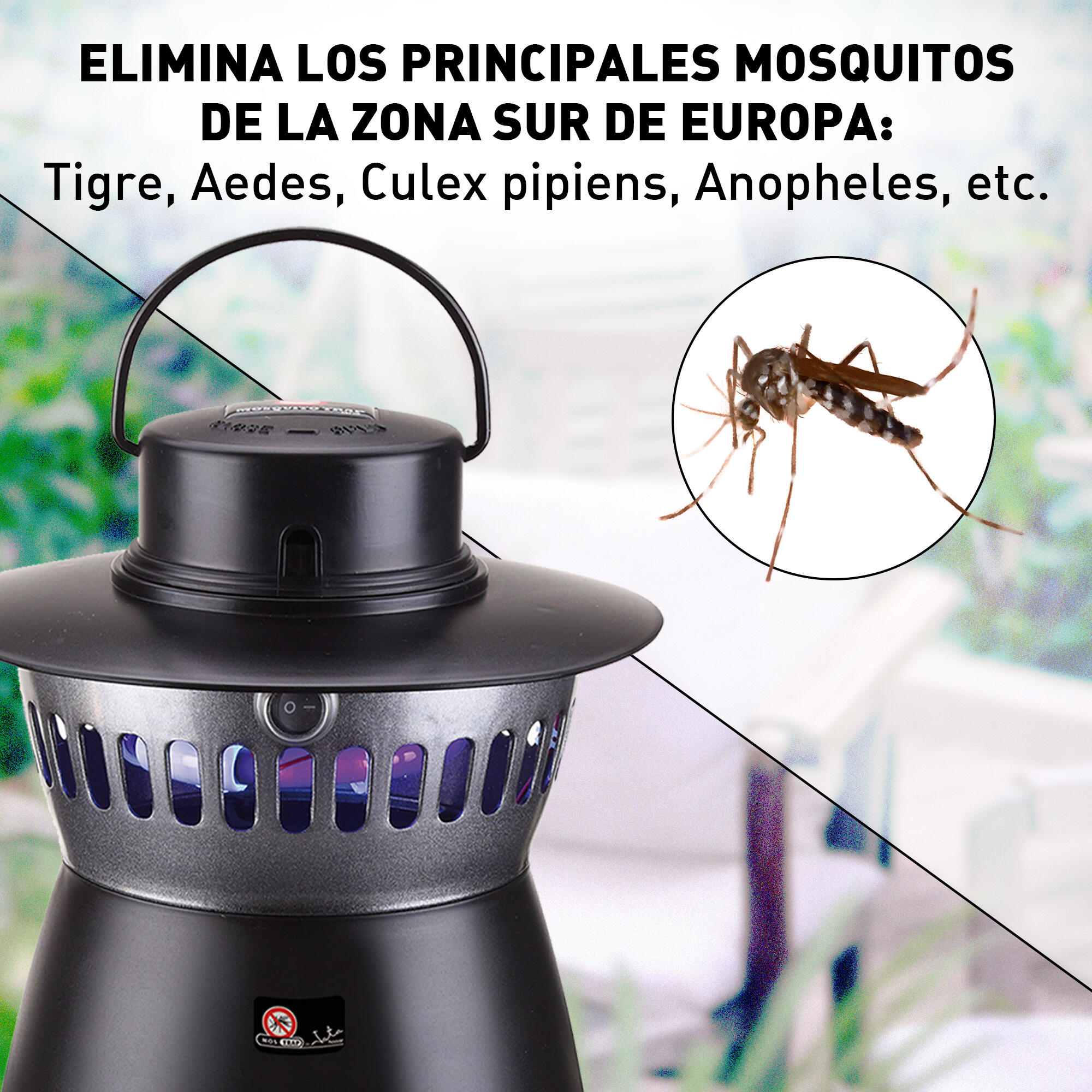 Antimosquitos eléctrico Jata MT8 con cartucho atrayente. 6/7