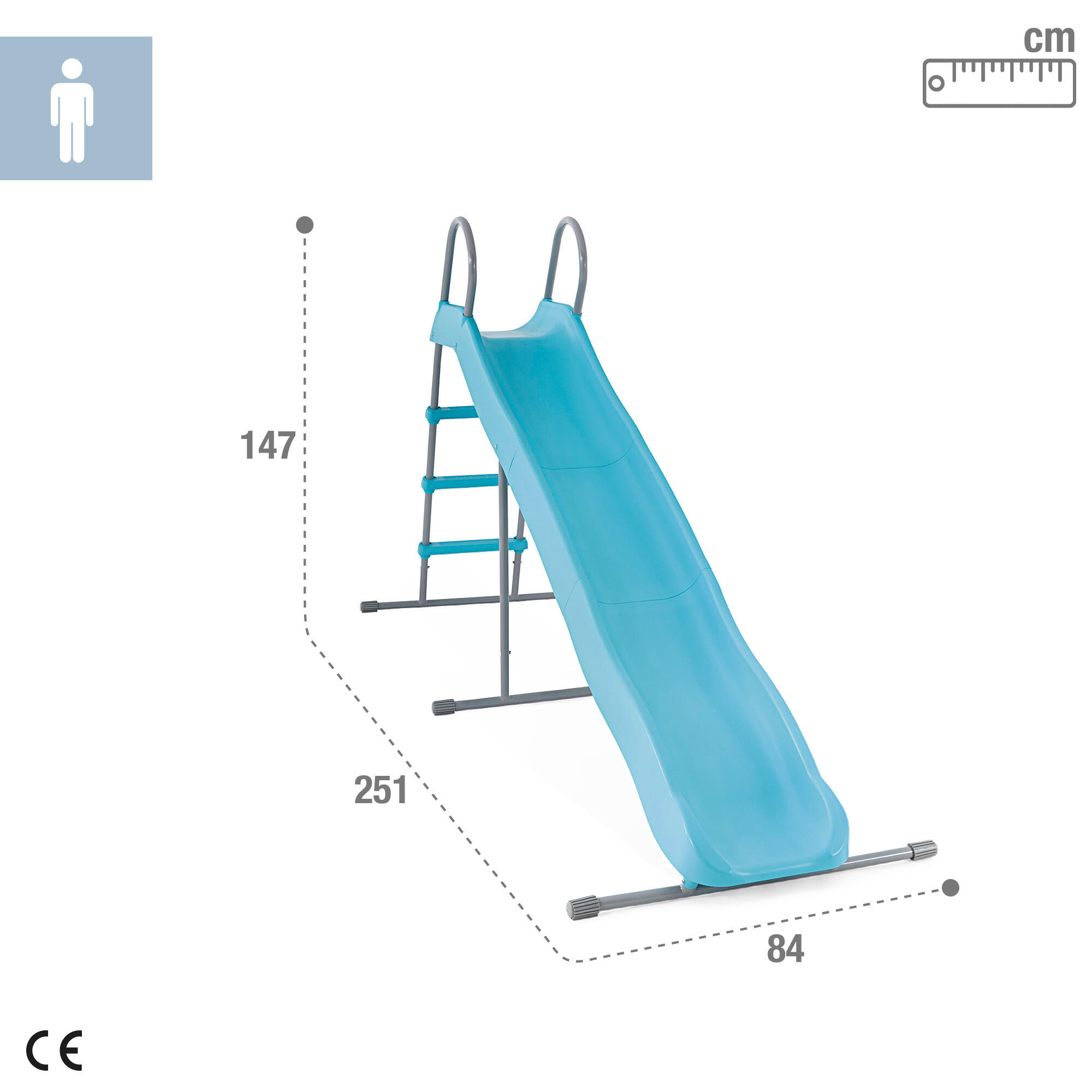 Escorregador infantil 84x251x147 cm INTEX 4/7