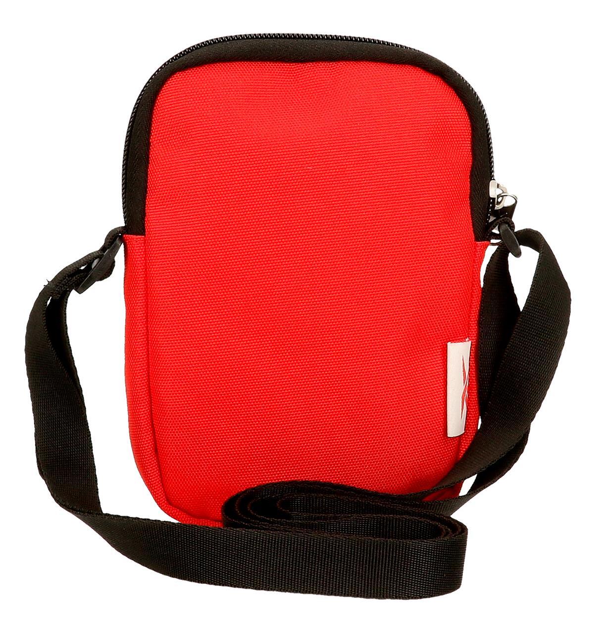 Bandolera pequeña Unisex Reebok Boston 17cm Rojo 3/7