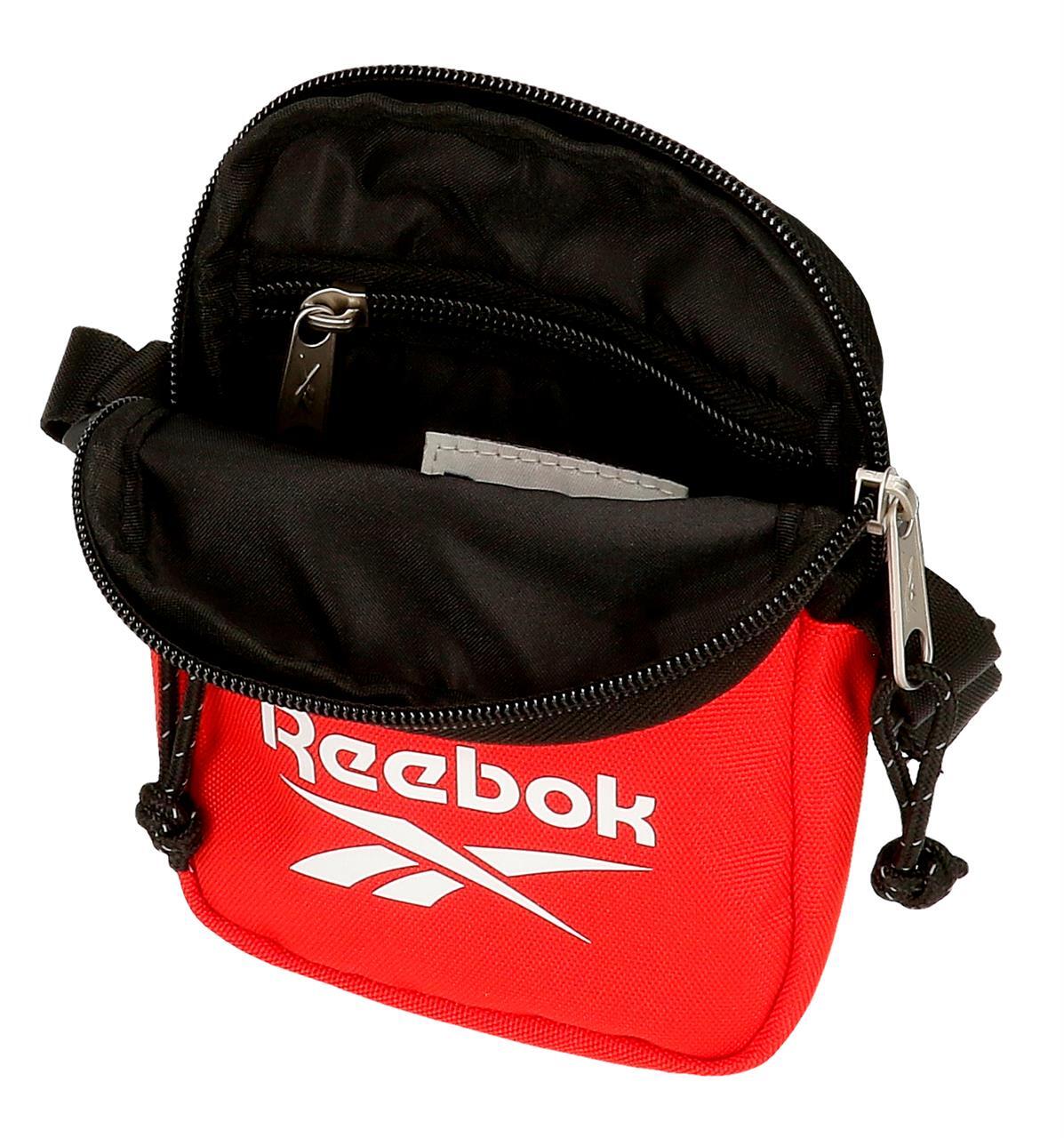 Bandolera pequeña Unisex Reebok Boston 17cm Rojo 2/7