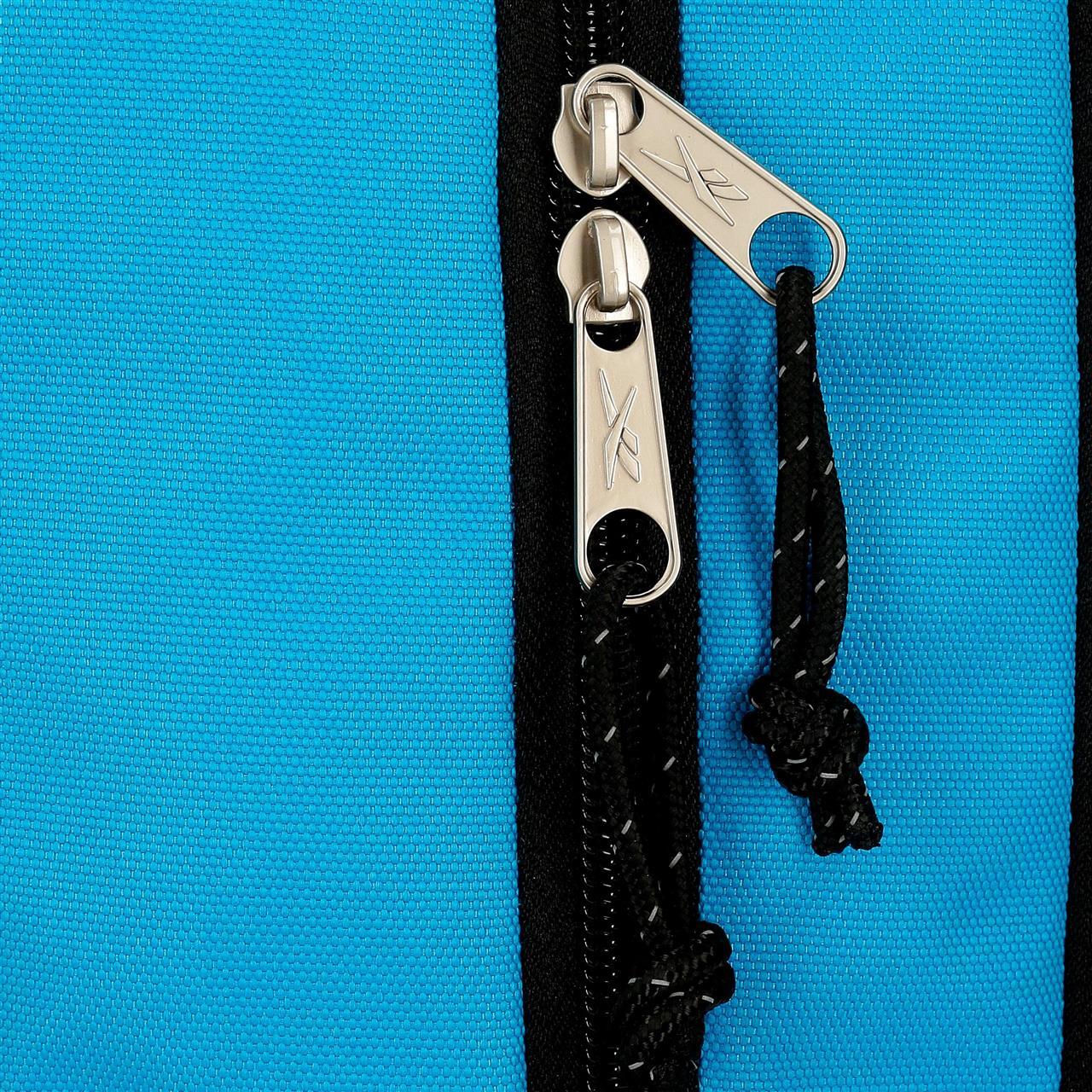 Estuche tres compartimentos Unisex Reebok Boston 12cm Azul 6/6