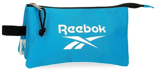 Astuccio tre scomparti unisex Reebok Boston 12cm Rosso