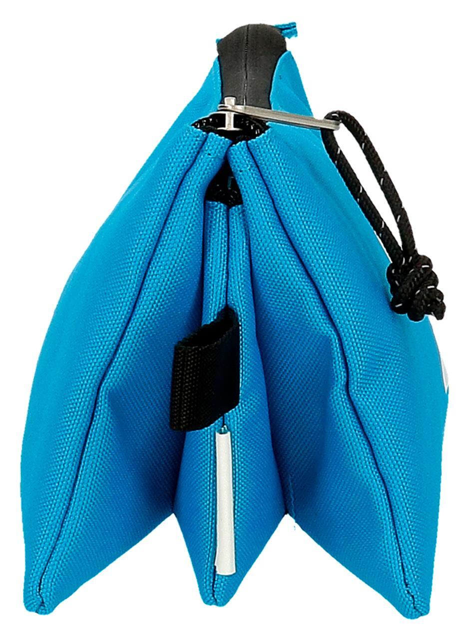 Estuche tres compartimentos Unisex Reebok Boston 12cm Azul 4/6