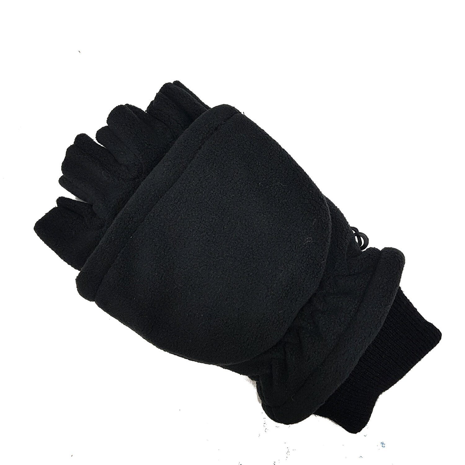 Mens 3M Thinsulate Lined Half Finger Gloves Fingerless Warm Winter