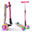 Kinderroller Kids Whiz LED - klapp- und verstellbarer 3-Rad Scooter