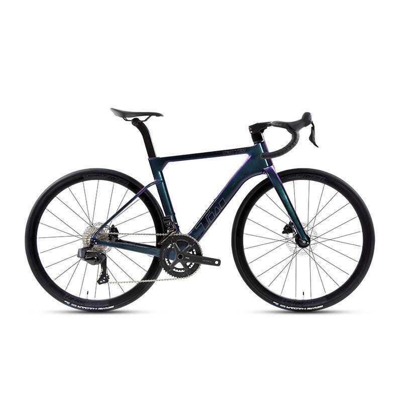 R15 Pro Carbon Road Bike Alloy Wheels Deep Blue Holographic