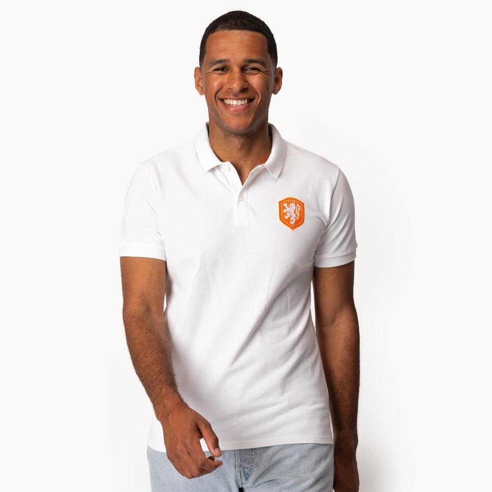 Nederlands elftal Polo Heren Wit - EK 2024 - Nederland - Holland 4/5