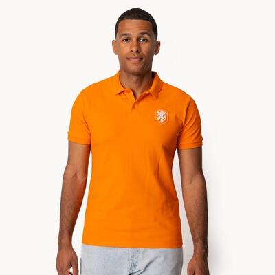 Nederlands elftal polo heren oranje - ek 2024 - knvb