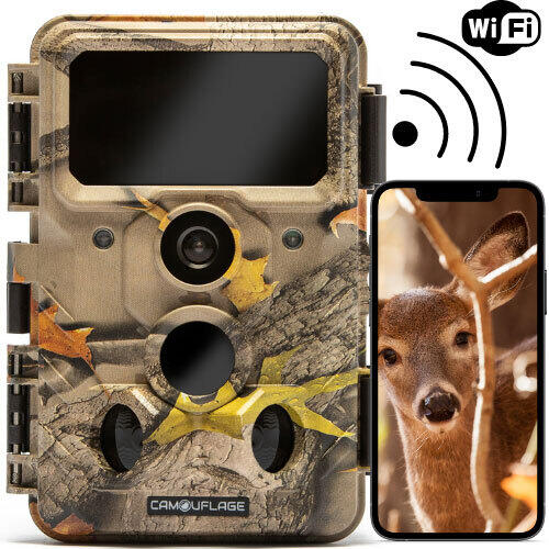 CAMÉRA DE CHASSE - PIÈGE PHOTO - CAMOUFLAGE EZ60 - ENVOI SUR SMARTPHONE