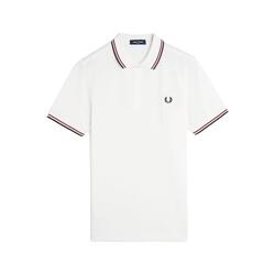 Polo de manga corta para Hombre Fred perry Twin tipped Blanco