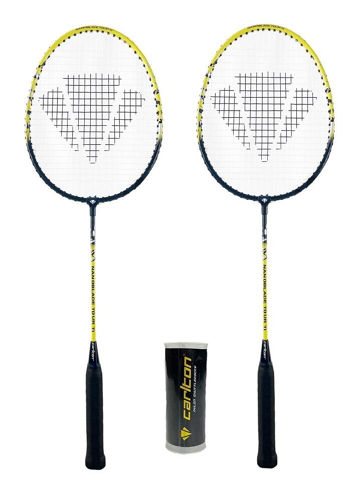 CARLTON Carlton Nanoblade Tour 2 Player Junior Badminton Set & 3 Shuttles