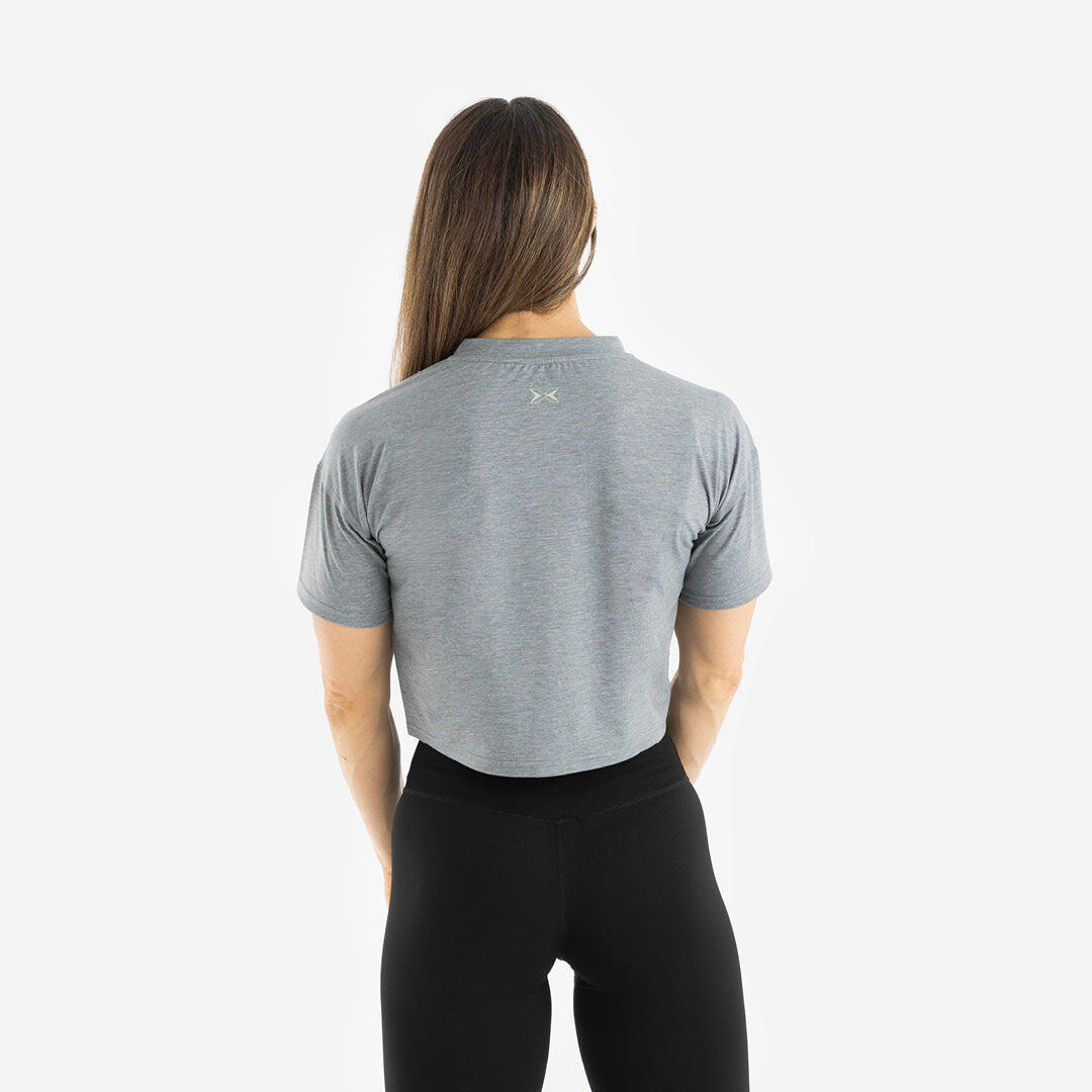 DONNA PREMIUM CROP MANICA CORTA 3/5