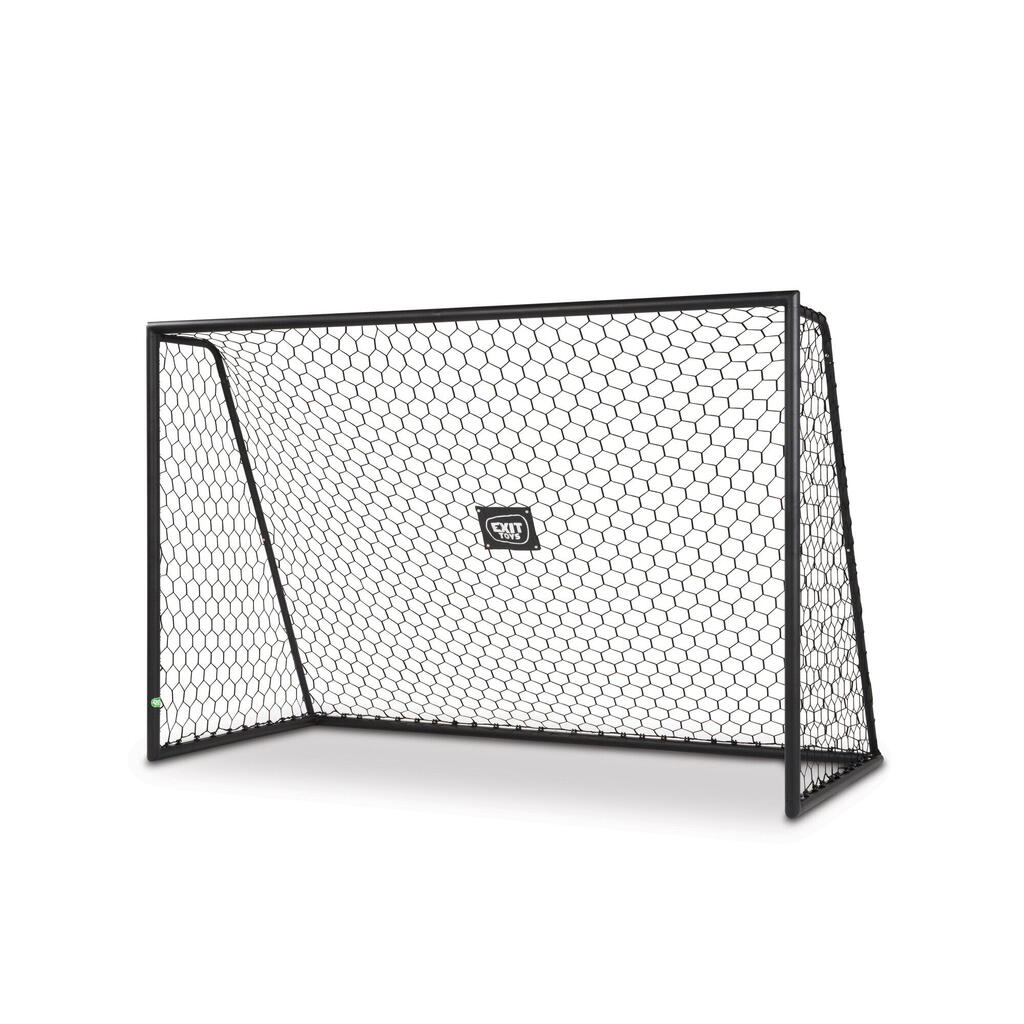 EXIT Scala Aluminium Football Goal 10x6.6ft – Black