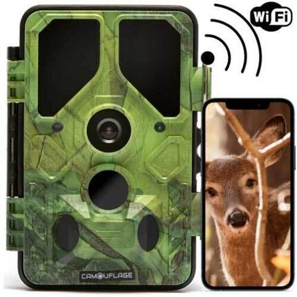 CAMÉRA DE CHASSE - PIÈGE PHOTO - CAMOUFLAGE EZ45 - ENVOI SUR SMARTPHONE