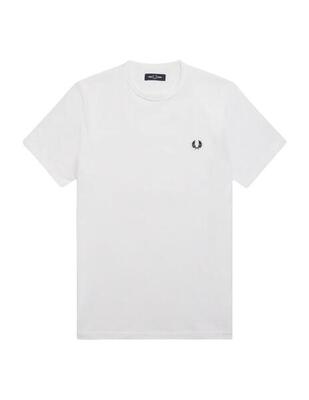 T-shirt fred perry wit met ronde hals