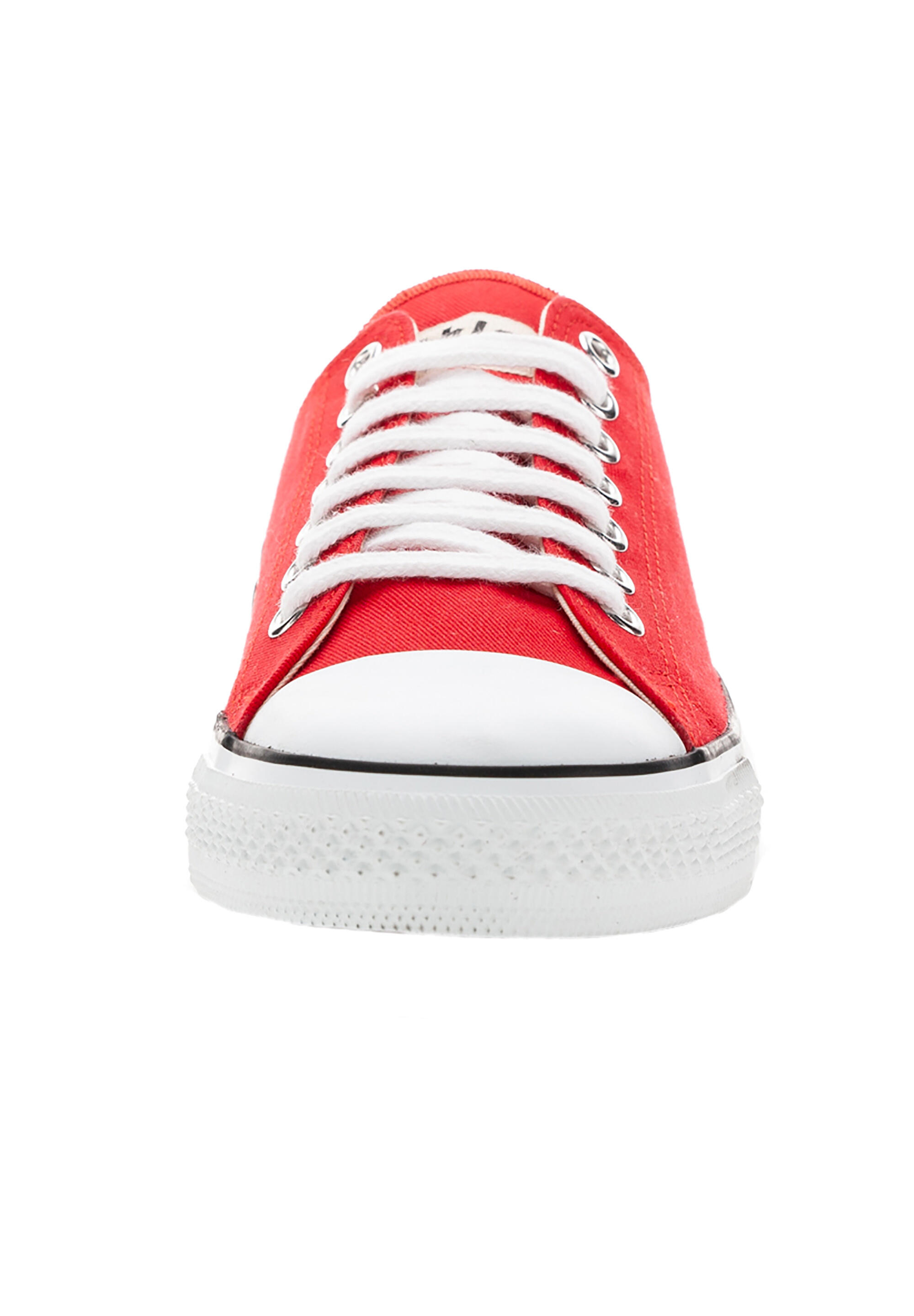 Sneaker Trainer White Cap Lo Cut hellrot atmungsaktiv 5/5