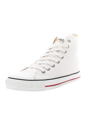 Canvas Sneaker White Cap Hi Cut grau atmungsaktiv