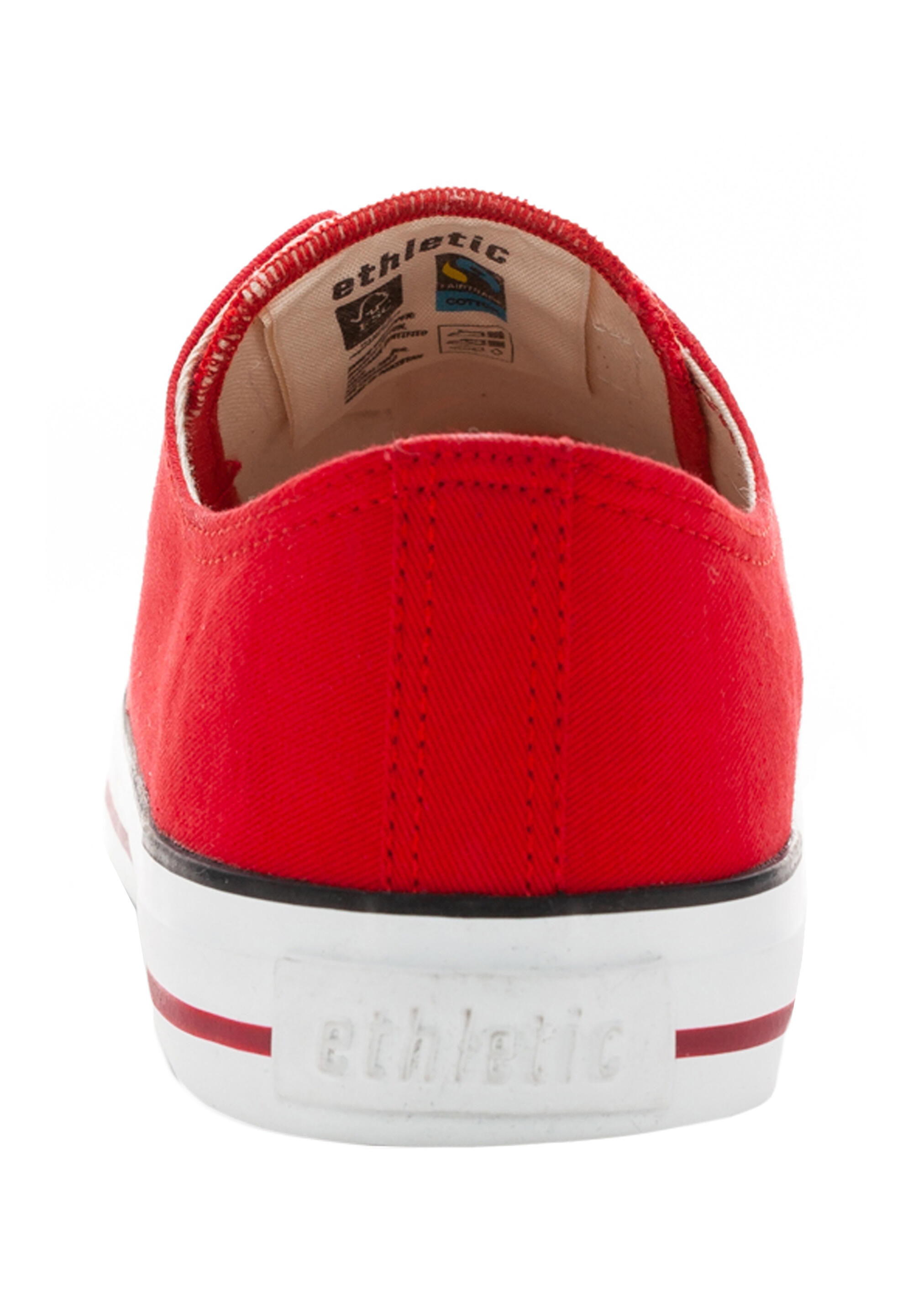 Sneaker Trainer White Cap Lo Cut hellrot atmungsaktiv 3/5