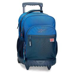 Mochila escolar compact Reebok Atlantic 43cm Azul