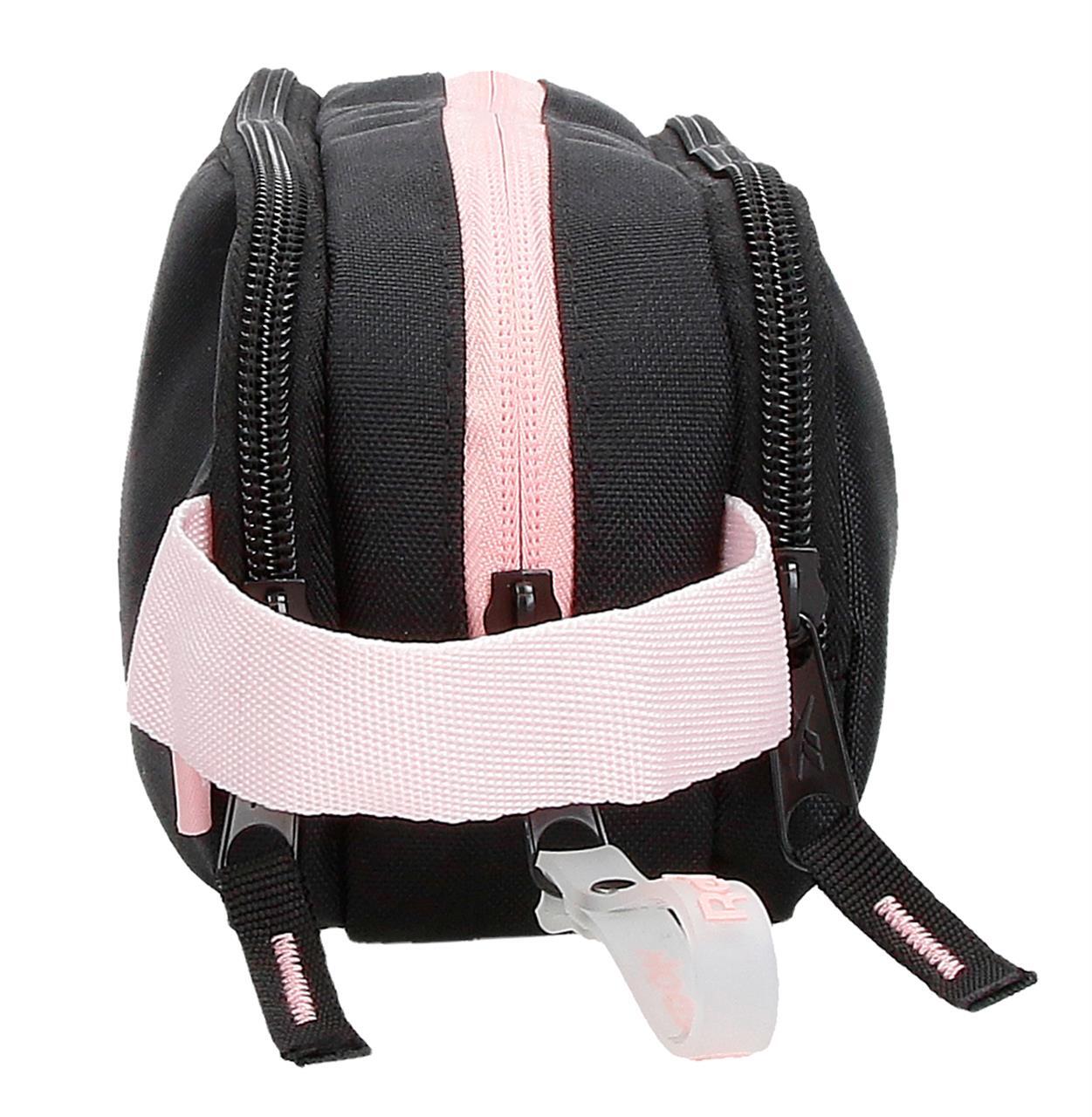 Astuccio tre scomparti ragazza Reebok Beverly 10cm Nero 3/6