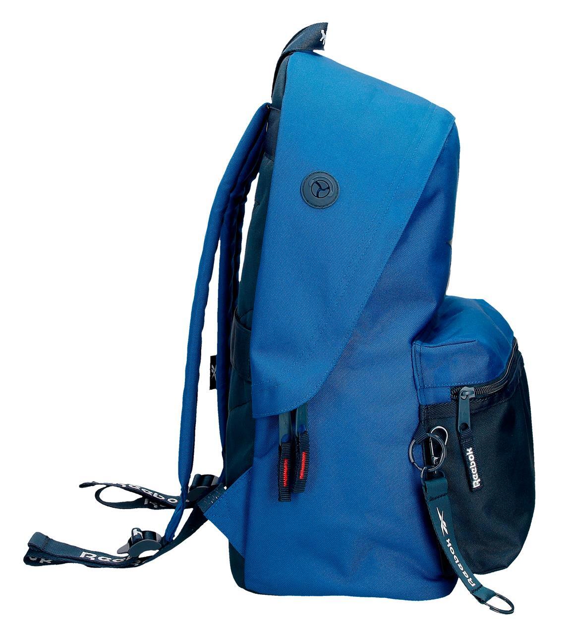 Mochila escolar Reebok Atlantic 44cm Azul 2/7