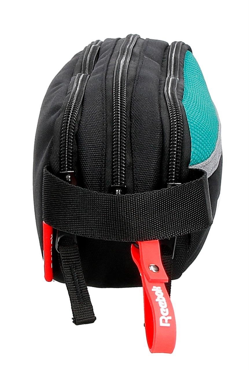 Astuccio tre scomparti ragazzo Reebok Andover 10cm Nero 3/5