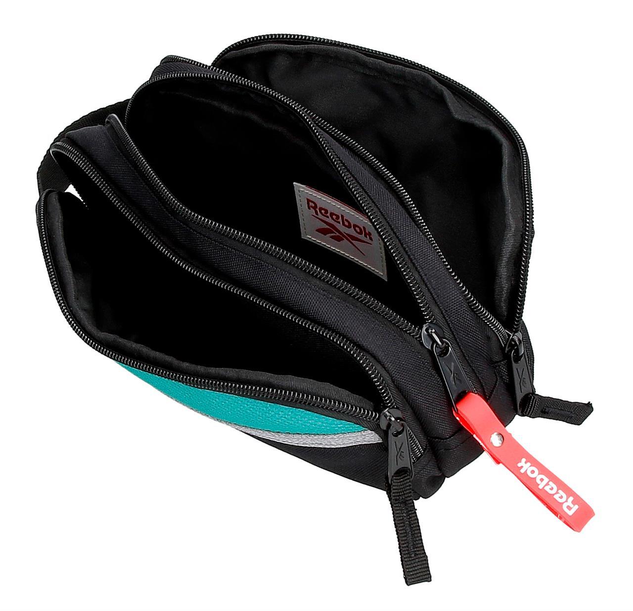 Astuccio tre scomparti ragazzo Reebok Andover 10cm Nero 2/5