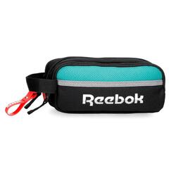 Estuche tres compartimentos Reebok Andover 10cm Negro