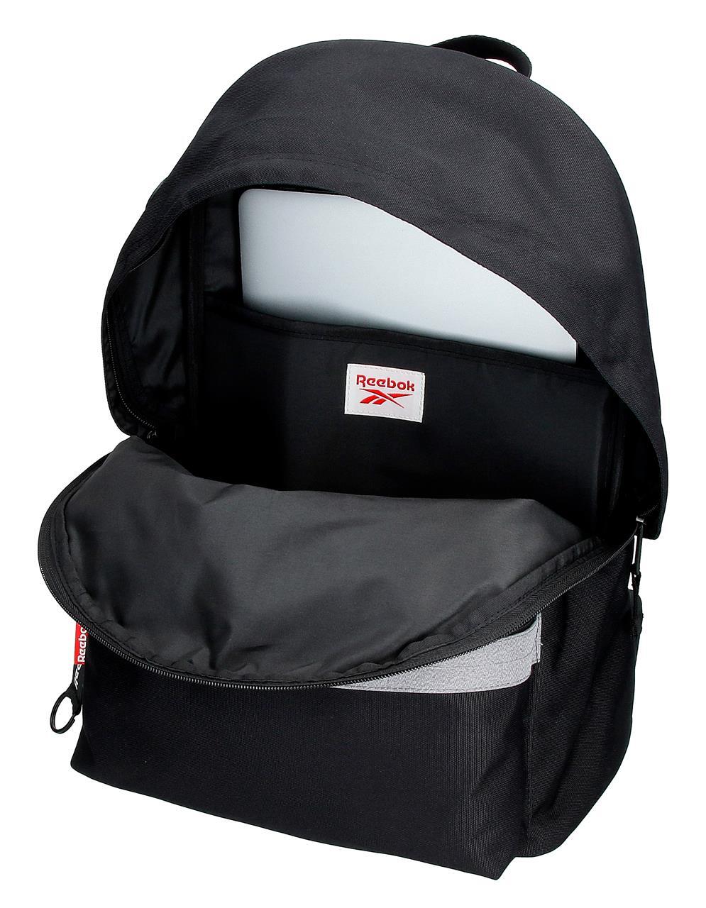 Sac à dos scolaire Garçon Reebok Andover 44cm Noir 3/7