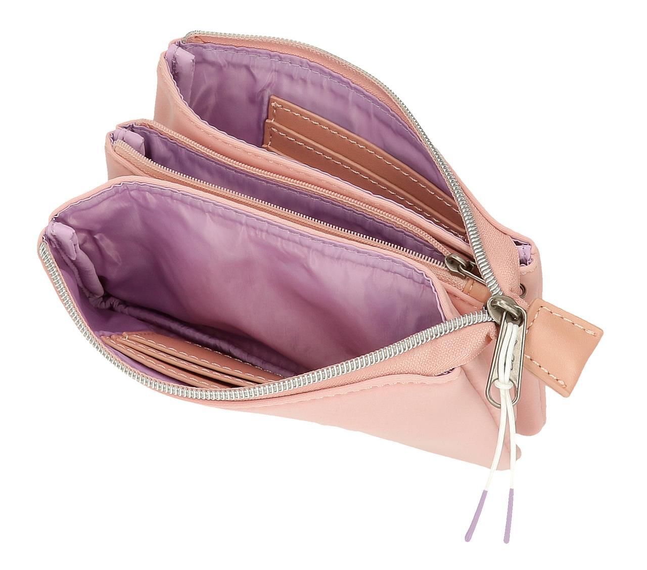 Monedero tres compartimentos Mujer Reebok Noah Rosa 4/6