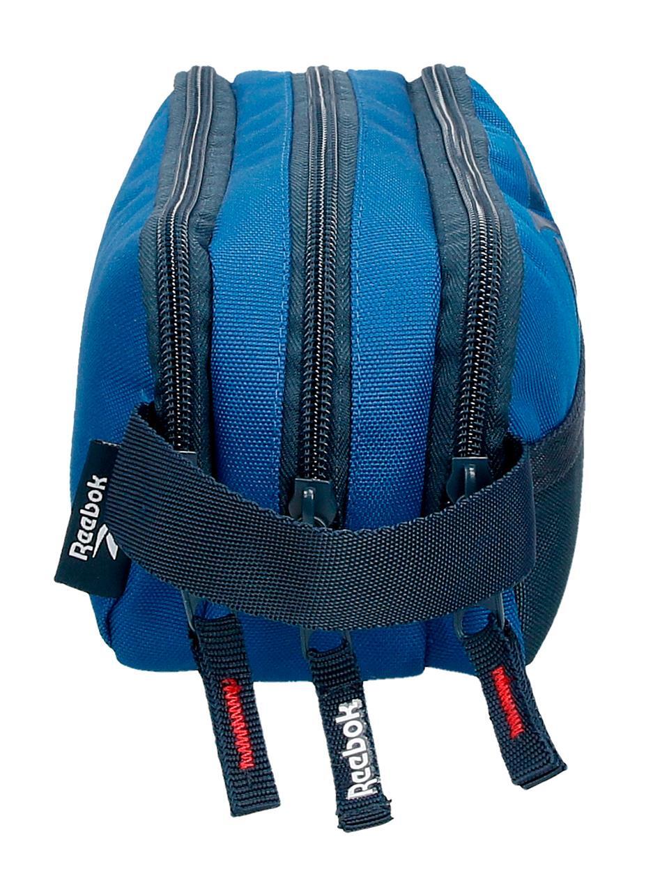 Estuche tres compartimentos Reebok Atlantic 10cm Azul 3/7