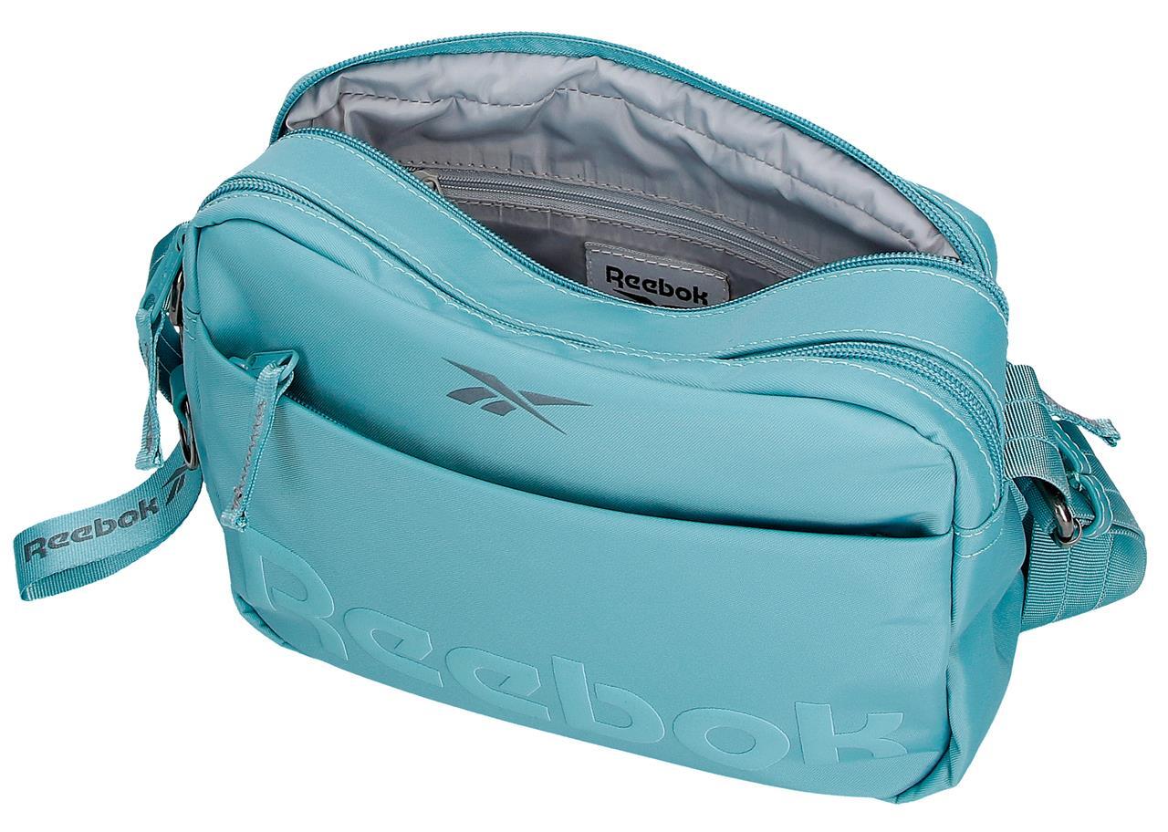 Sac bandoulière deux compartiments Femme Reebok Linden 16cm Bleu clair 6/7