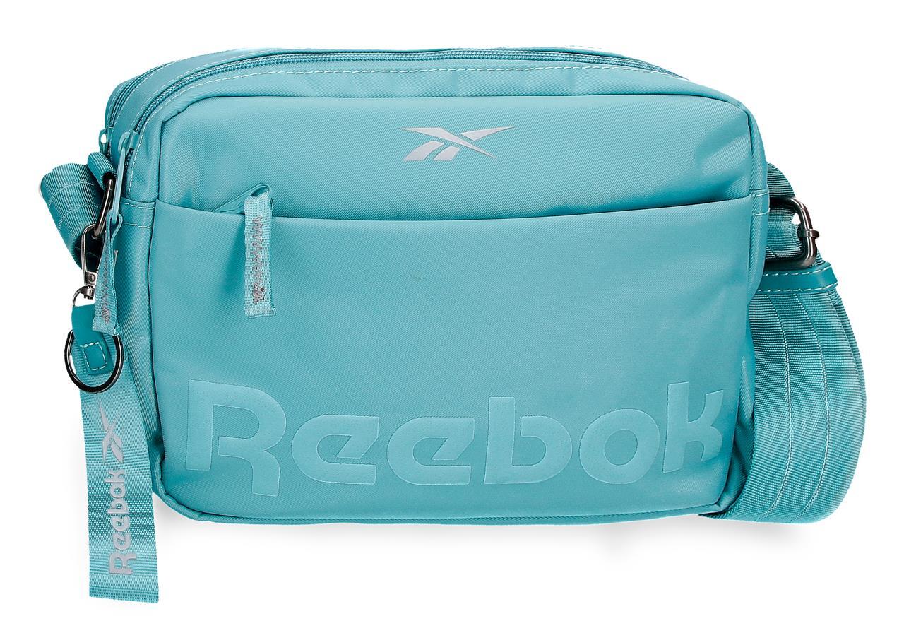 Bandoleira de dois compartimentos mulher reebok linden 16cm azul claro