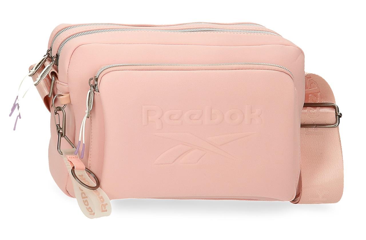 Bandoleira de dois compartimentos mulher reebok noah 18cm rosa