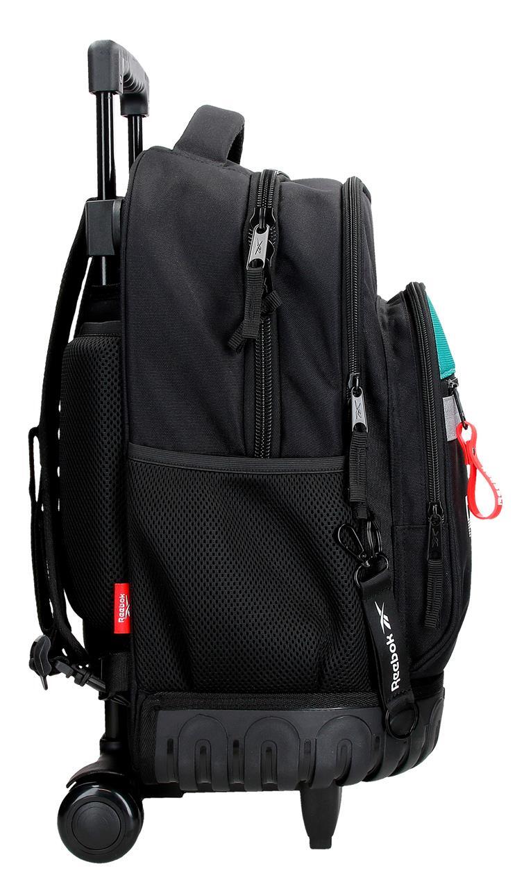 Mochila com rodas Menino Reebok Andover 43cm Preto 2/7
