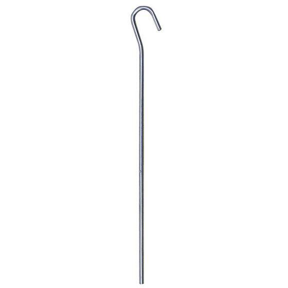 Lot de 10 piquets fil acier galvanisé - 23 cm