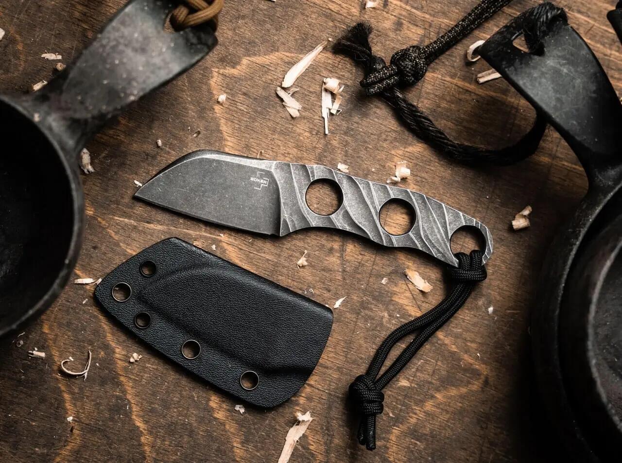 Böker Plus Kazhan mit Edelstahl Griff 4/5